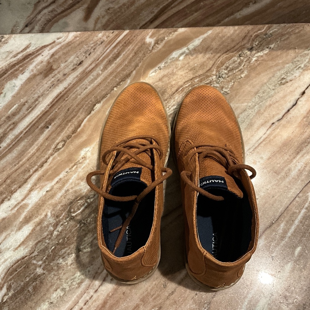 Brown dress shoes
